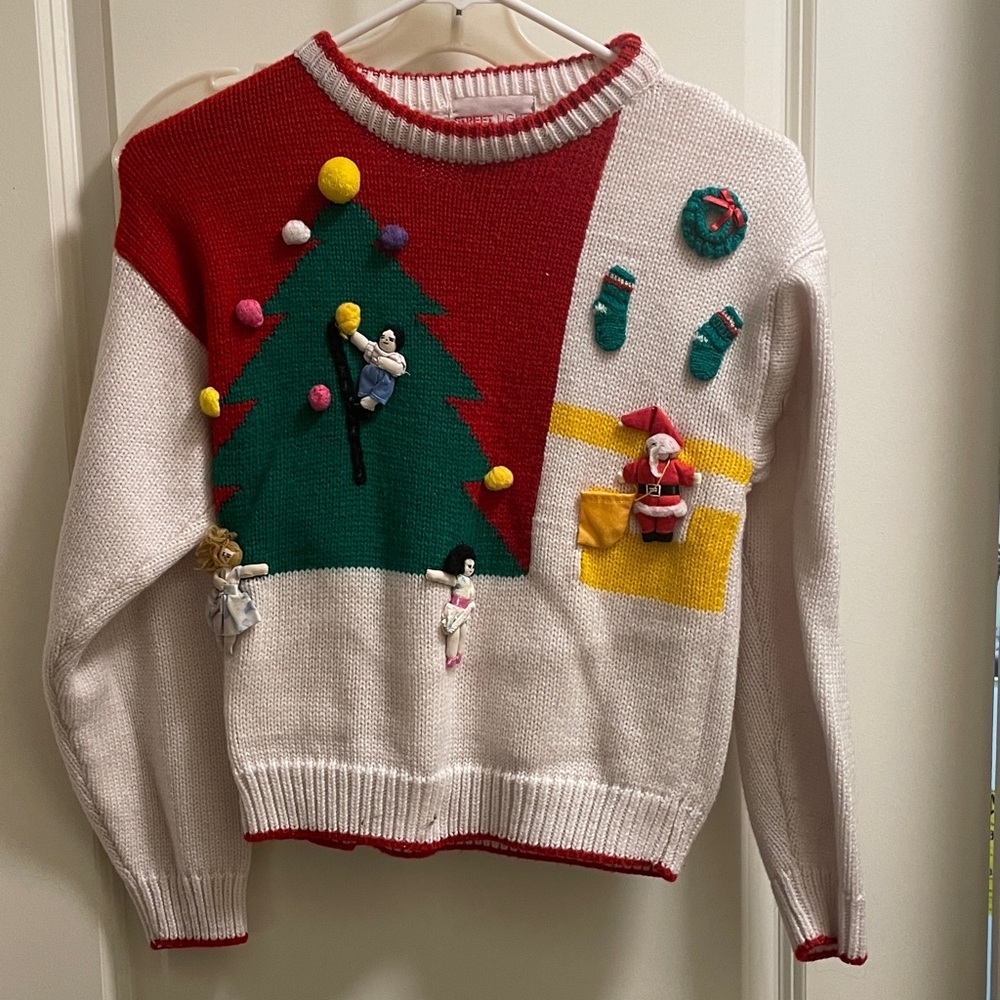 Ugliest Vintage Holiday Sweater Ever